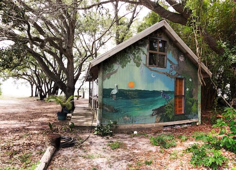 Waterfront  tiny Cabin/ Glamping