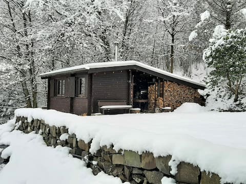 Forest hut by the lake - glamping