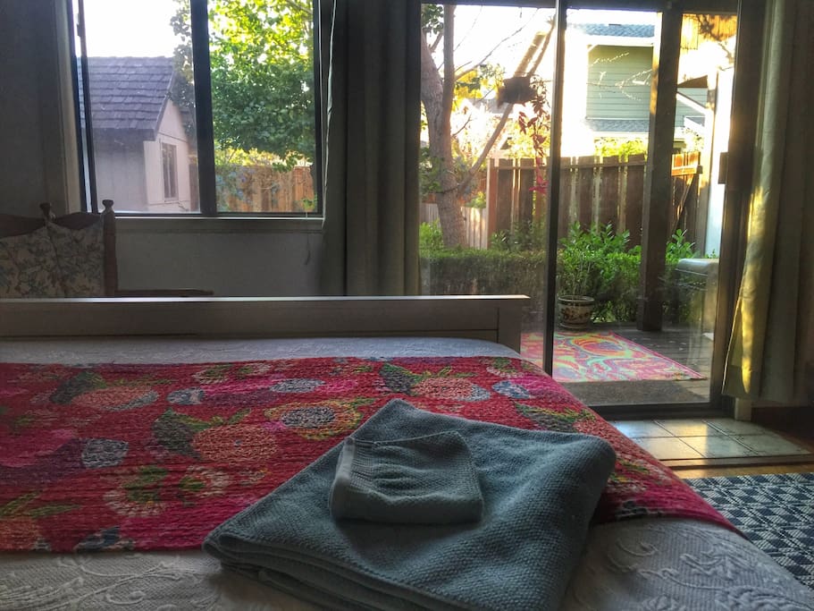 Your view from the bed.