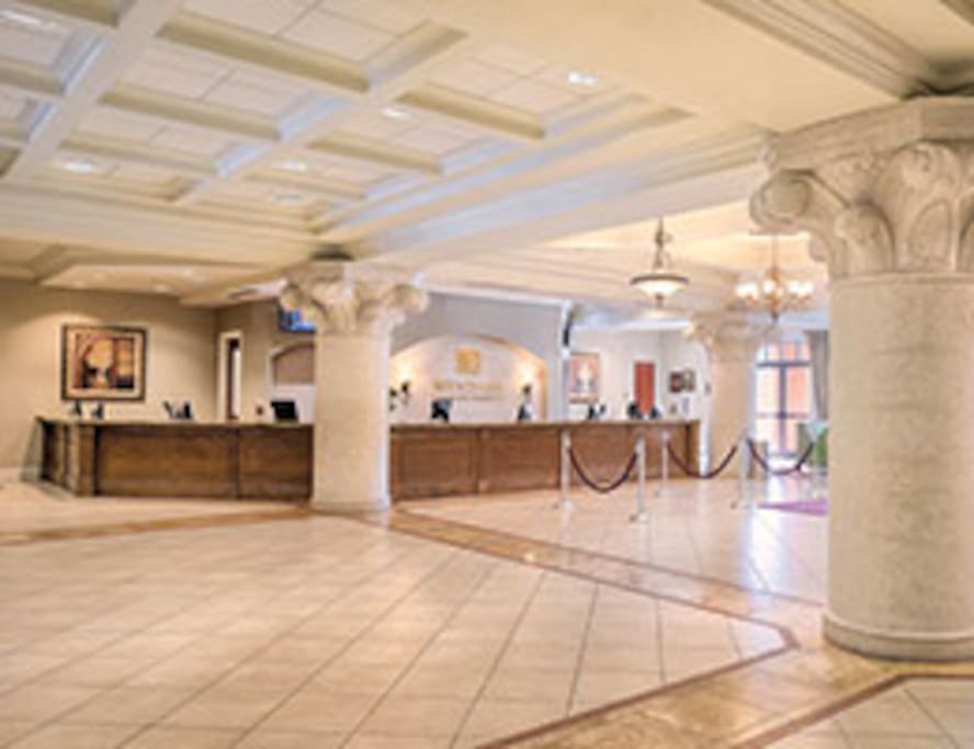 LOBBY AT WYNDHAM BONNET CREEK RESORT
