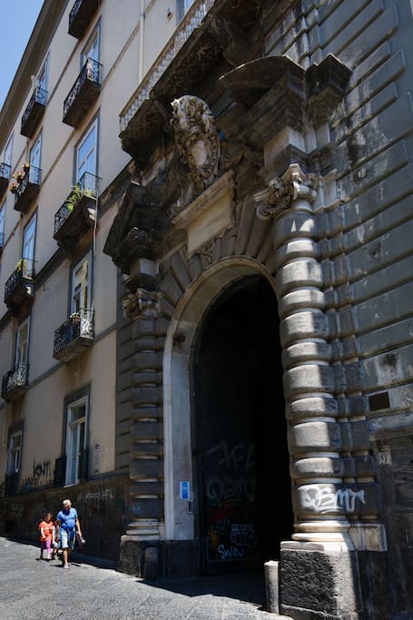 Palazzo Sansevero main entrance