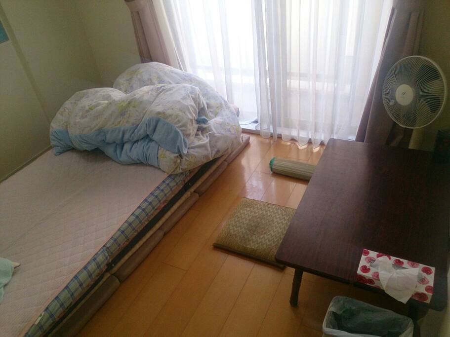 I bought desk for you.(^^)d