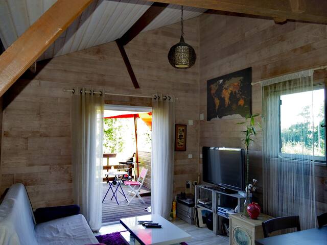 Appartement style chalet, proche toutes comodités