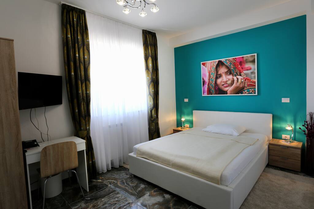 The lovely guestroom Varanasi