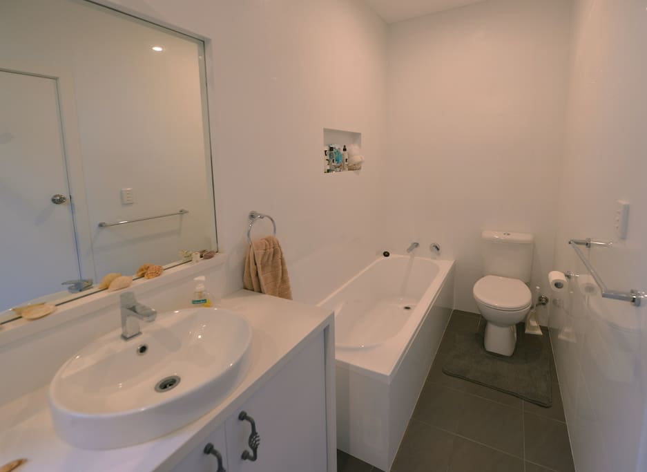 Fresh and light bathroom