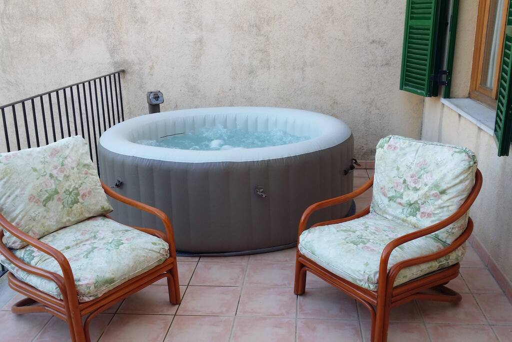 Terraza con SPA