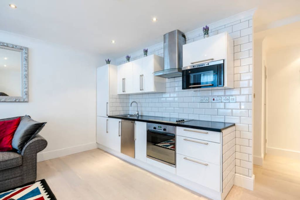 Tiles, appliances and all new work surface