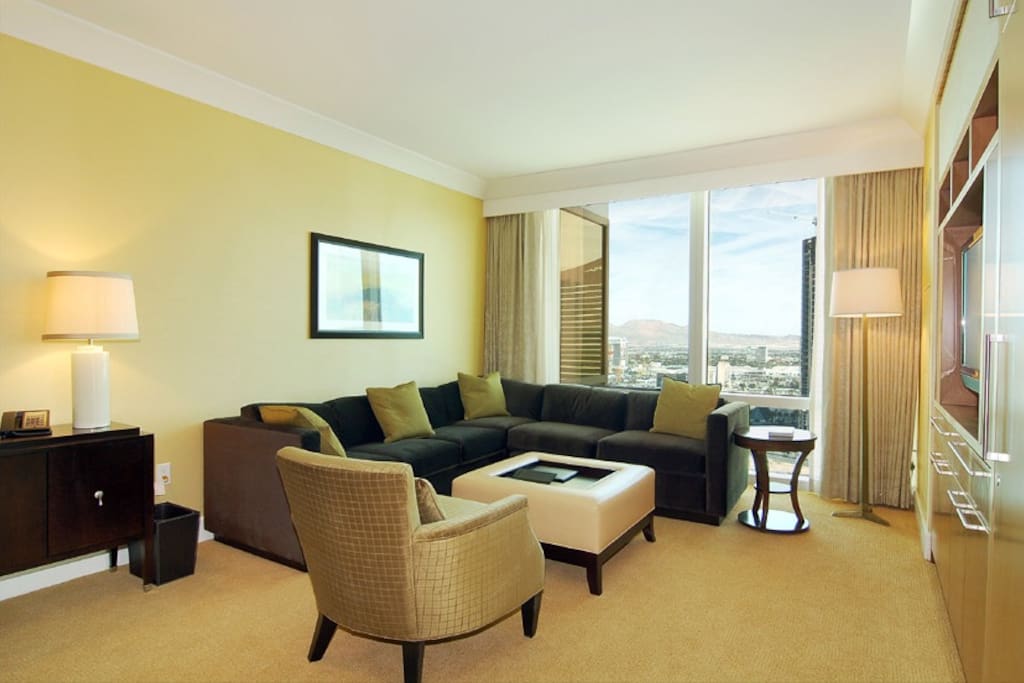 Luxuriously appointed living room