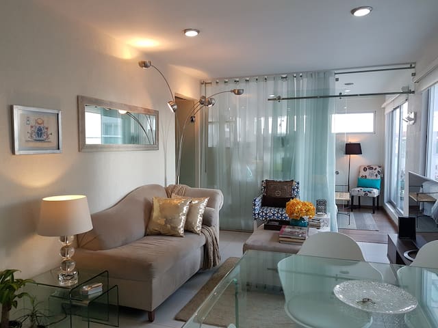 Loft with Roof Garden in the Center Reform