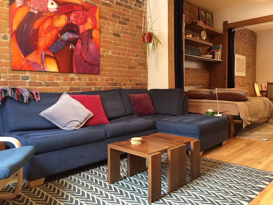 Sofa and bed