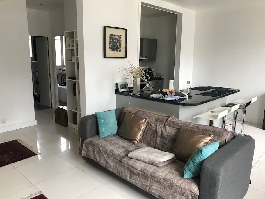 The living room
