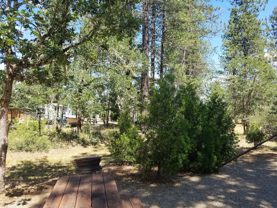 View to left of site