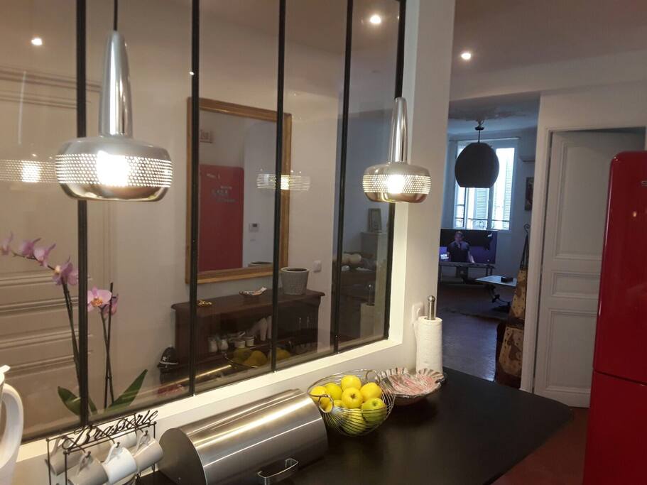 Vue depuis la cuisine