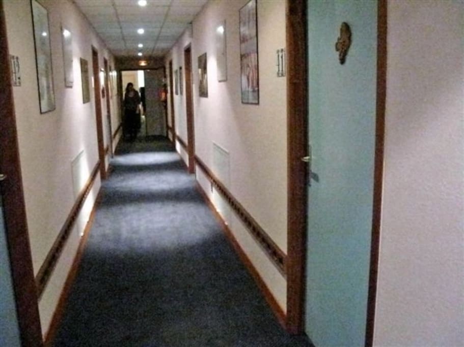 Couloir menant au chambre
