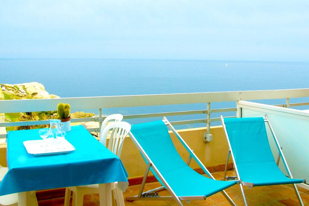 Terrasse vue mer