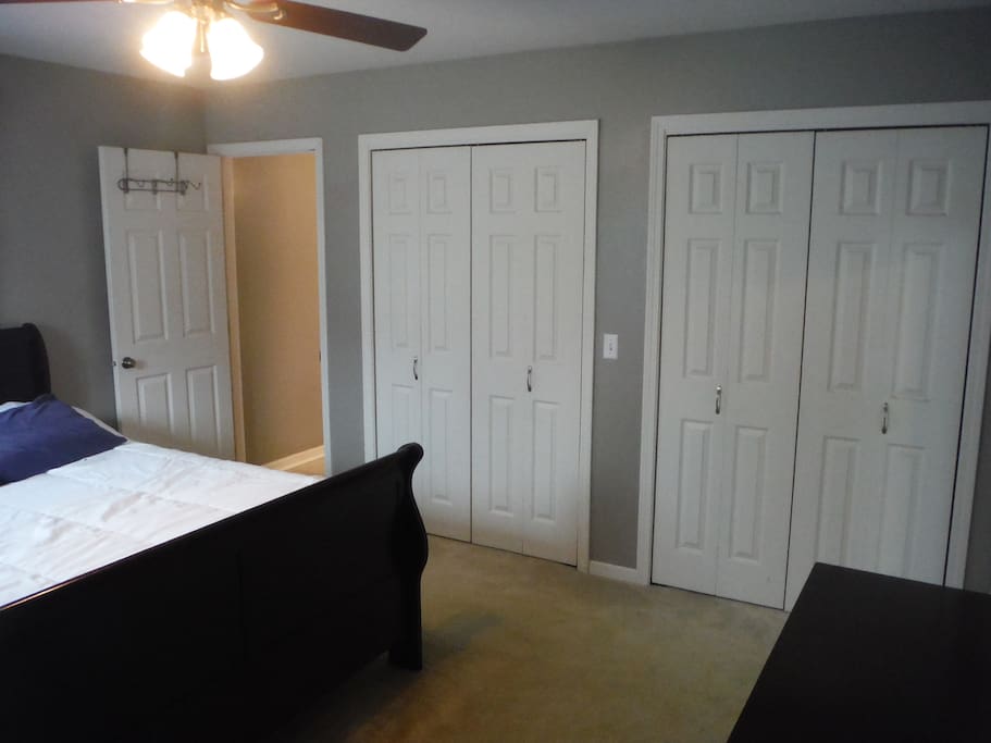 Master Bedroom with ample closet space