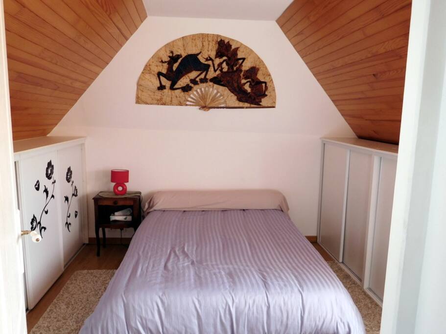 la chambre n°1 avec un lit de 140 x 190