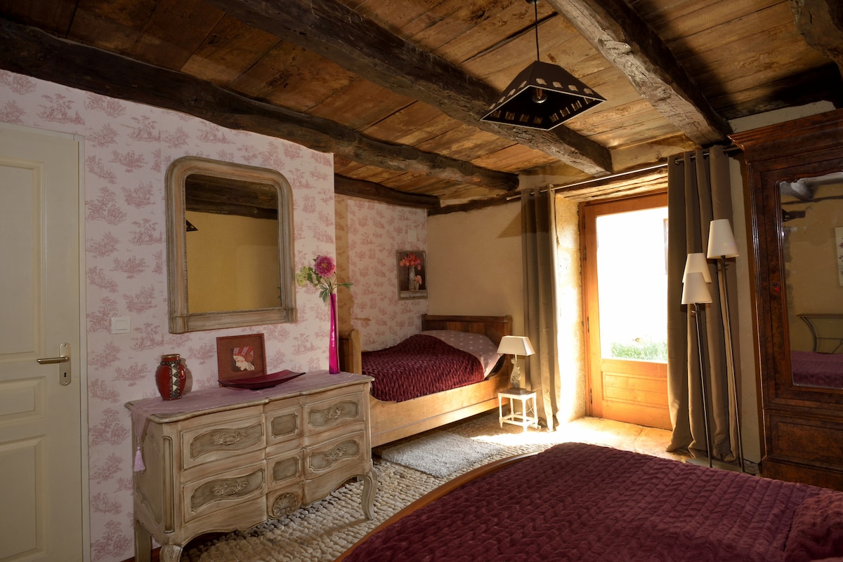 Dormitorio en la cama de la planta baja 140 + cama 120