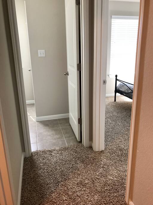 Private room next to private full bathroom.