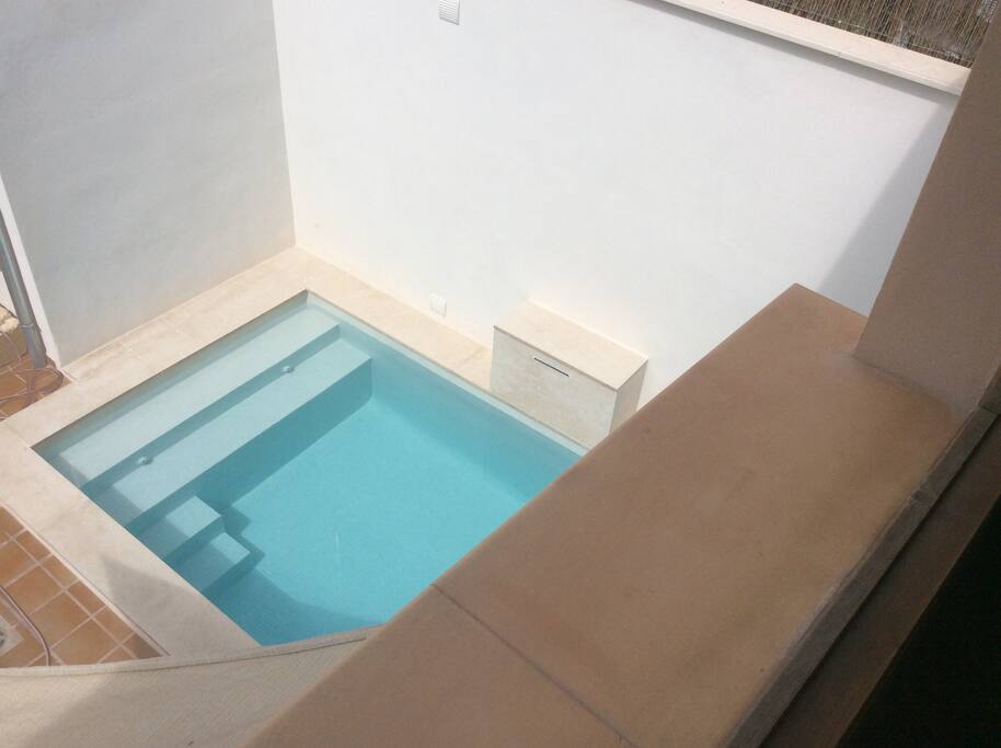Pool view from window