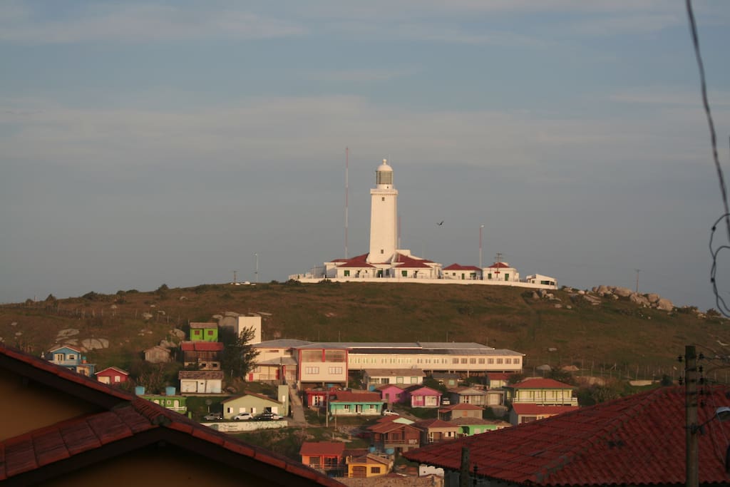 Vista do Farol a partir da casa.