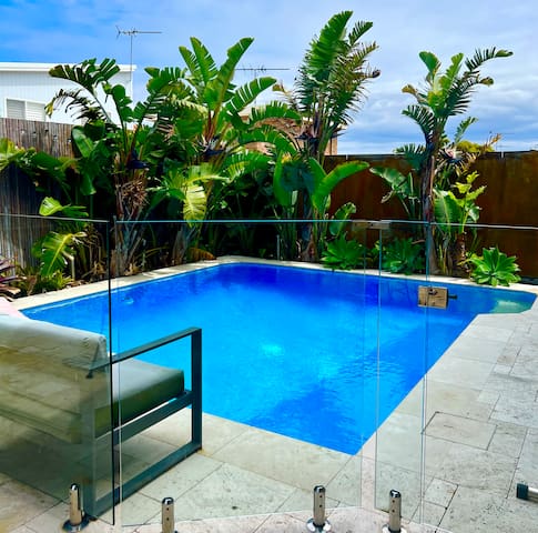 Stunning home near Beach with Pool & Sauna