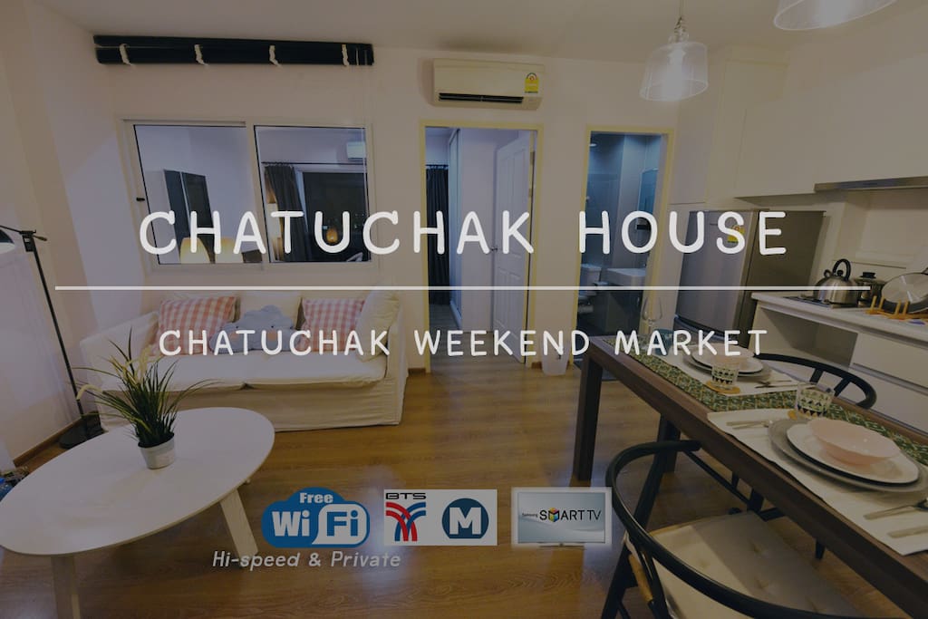 CLEAN&COZY WIFI*10mins to BTS*
Kitchen and all traveller's stuffs