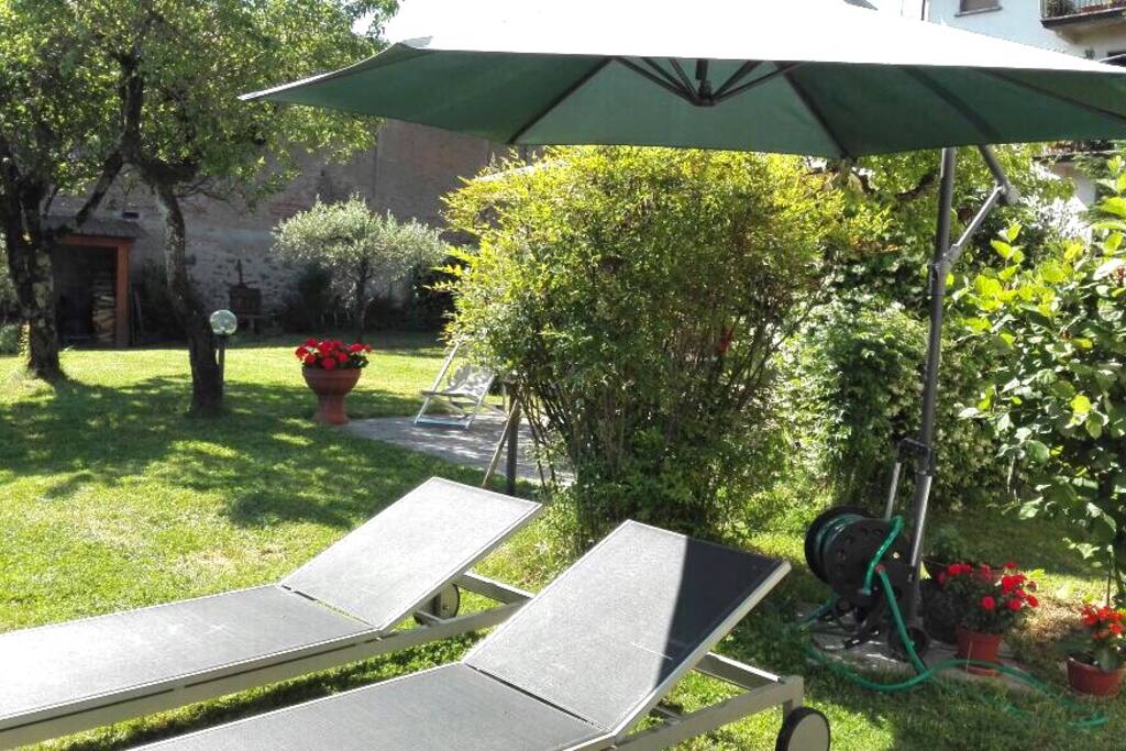 Our comfortable sun beds