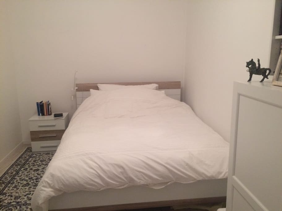 One large bed
