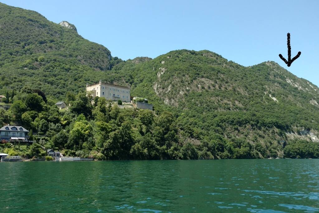 location from the lake