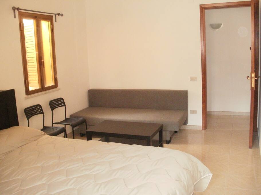 Divano letto nella camera