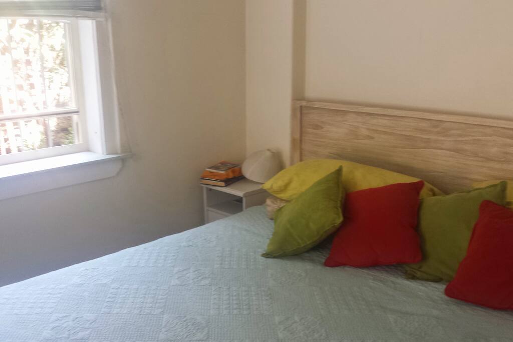 Bedroom 1 - King size with 2 windows for natural light