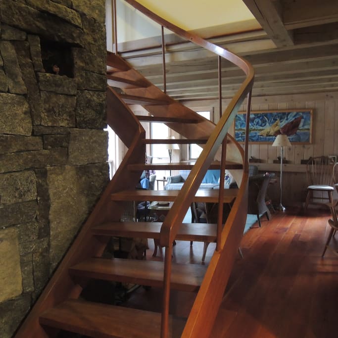 Cherry stairs leading to your room