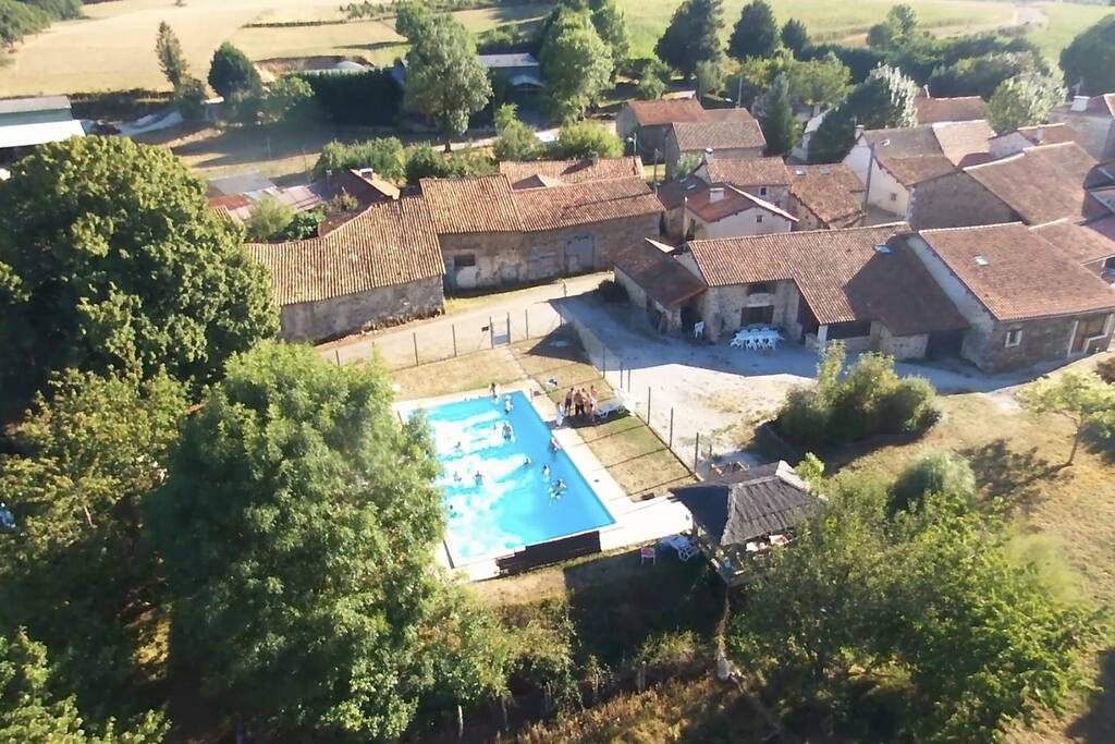 Vue du hameau en drône