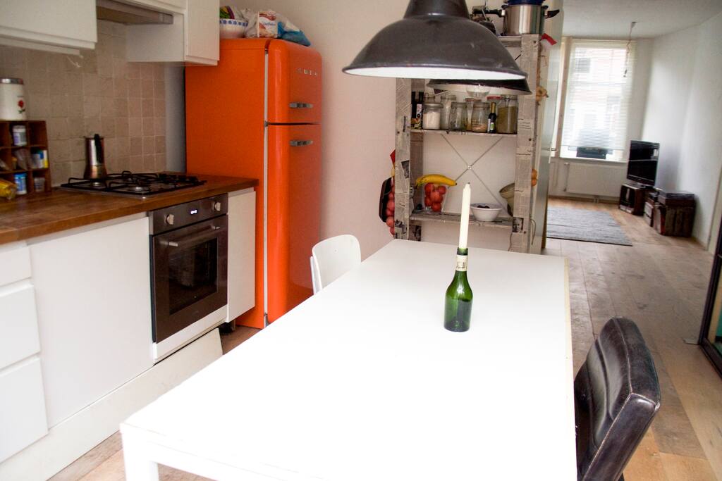Kitchen open to the garden