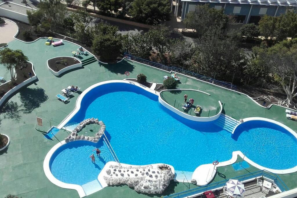 pool view from the terrace