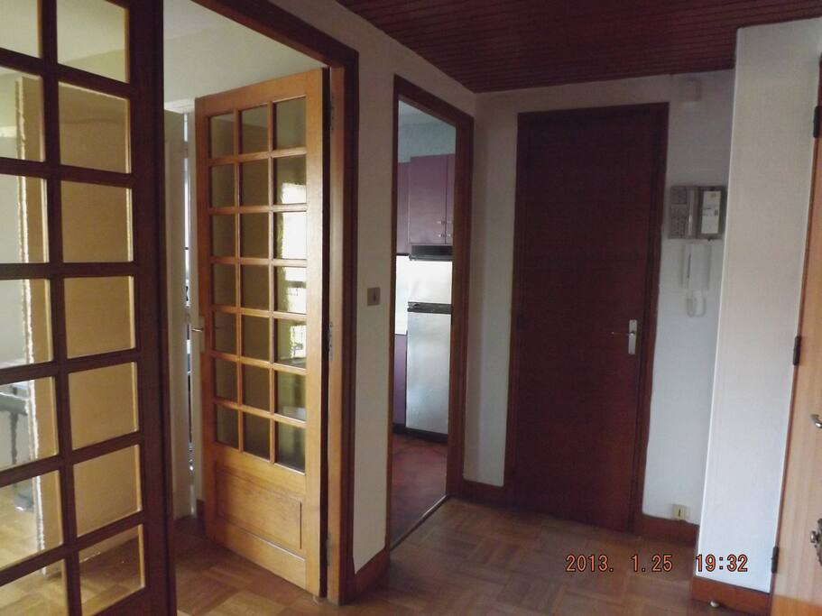 l'entrée de l'apparement
