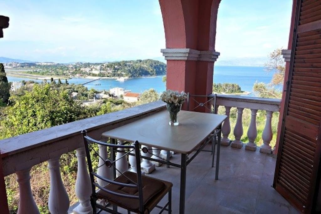 The balcony..