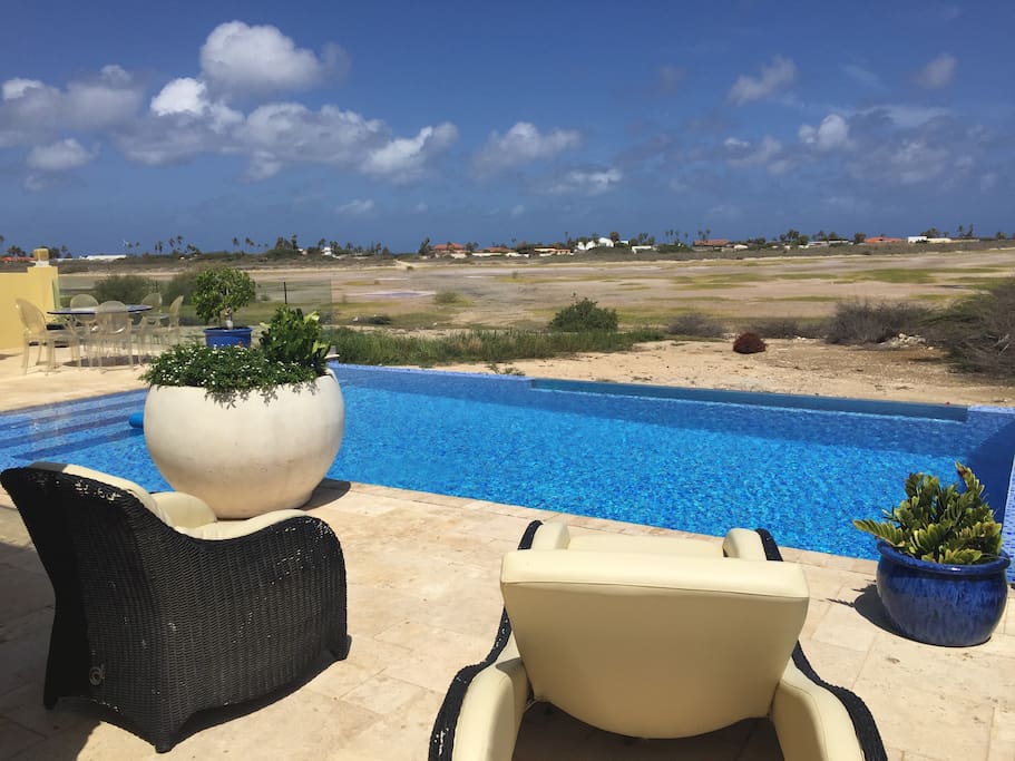Pool with panoramic view