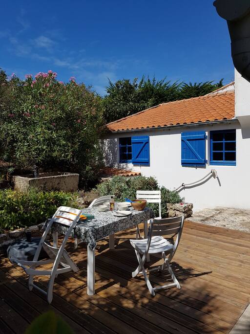 Terrasse en bois au Sud ouest