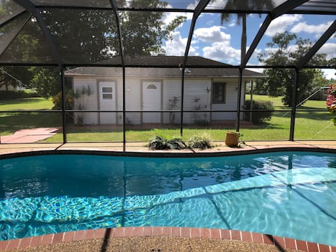 Charming Private Pool house for two.
