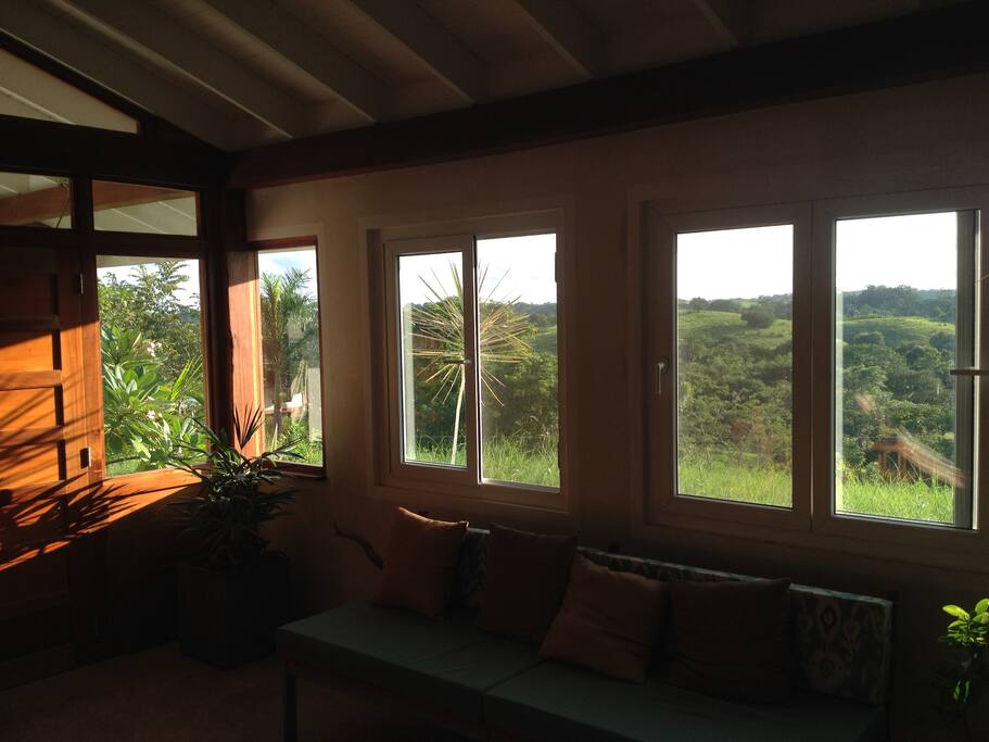 You can count on the afternoon "golden hour" light flooding into the house in the evenings.