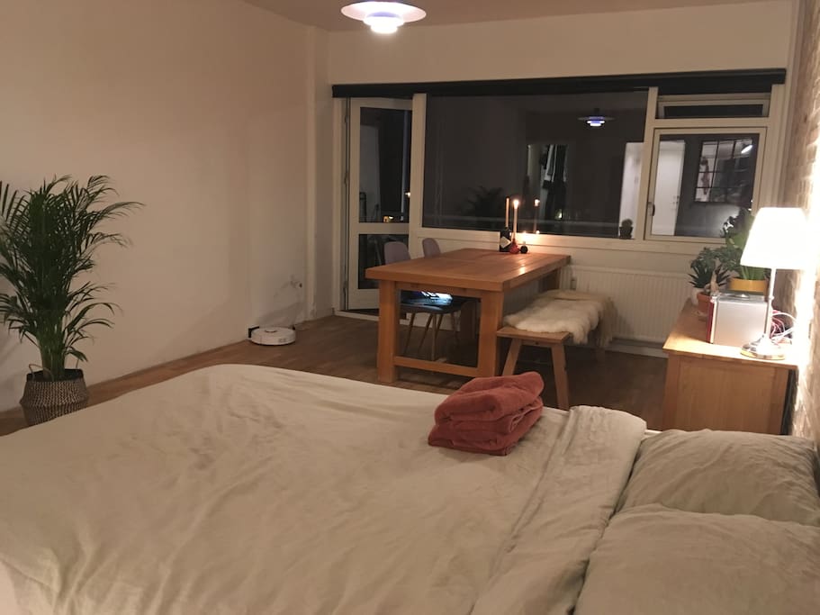 Bed / livingroom