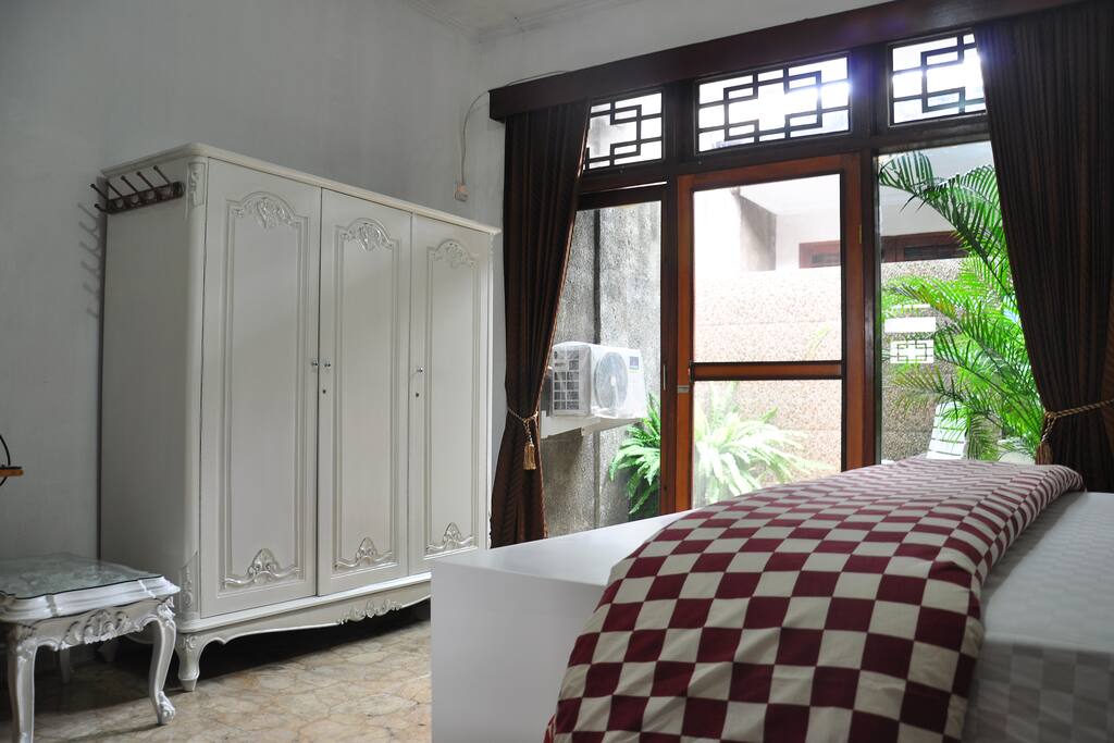 Antique looking armoire in your room