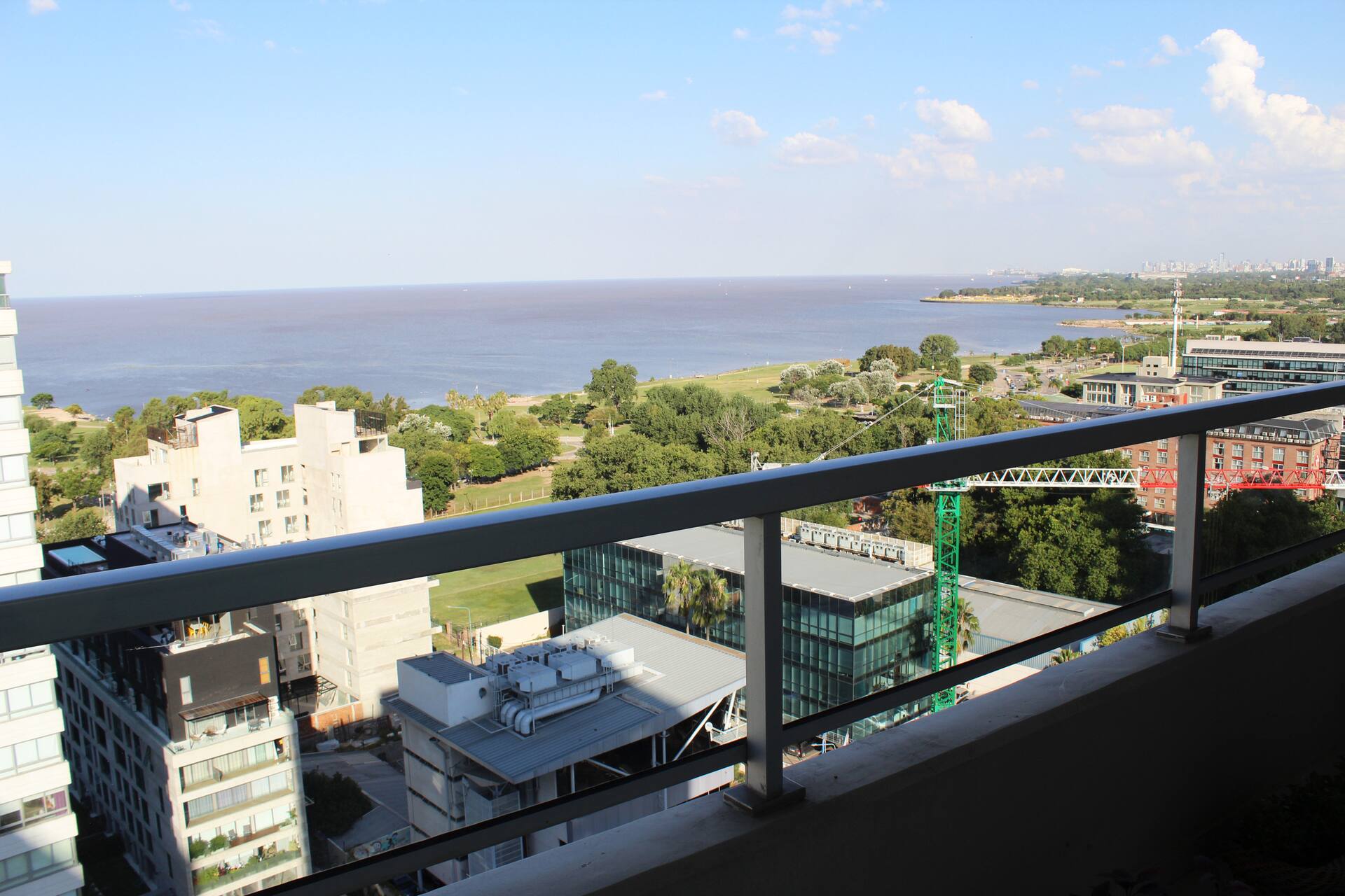 Furnished two-room apartment with river view in Vicente López