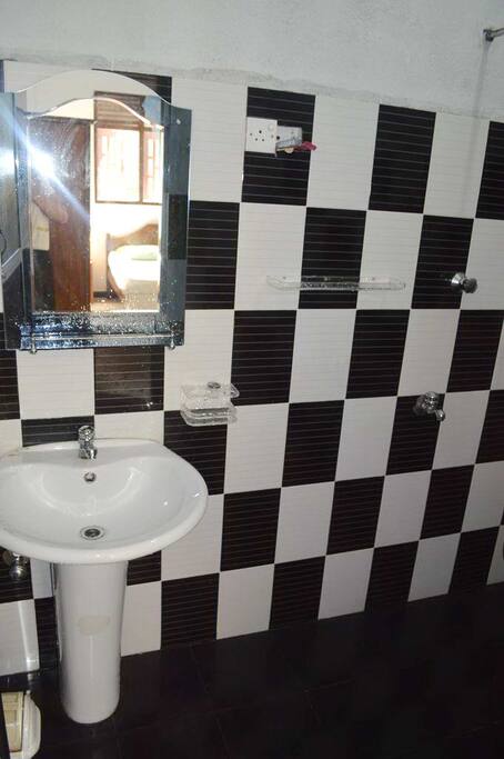 The bathroom