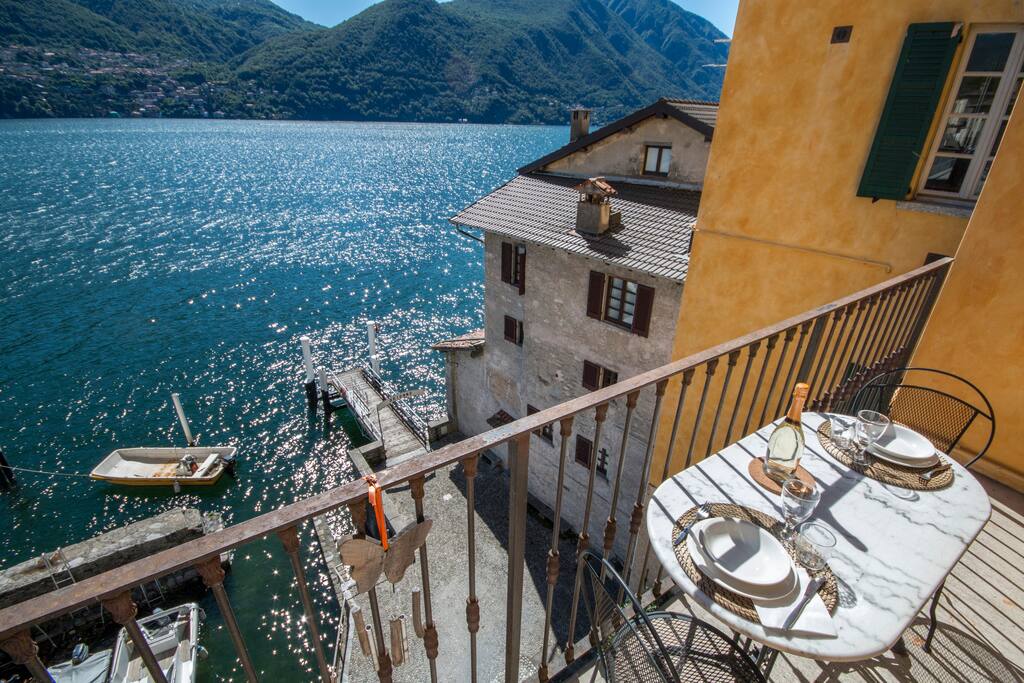vista dal balcone