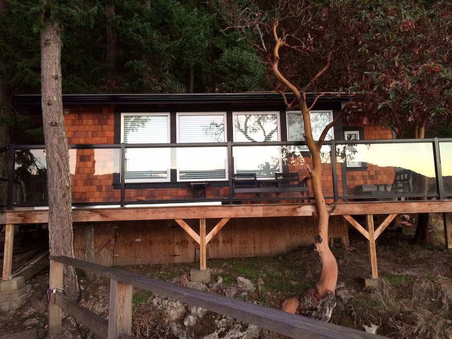 The wraparound deck is a perfect place to soak up the sun and the ocean views.