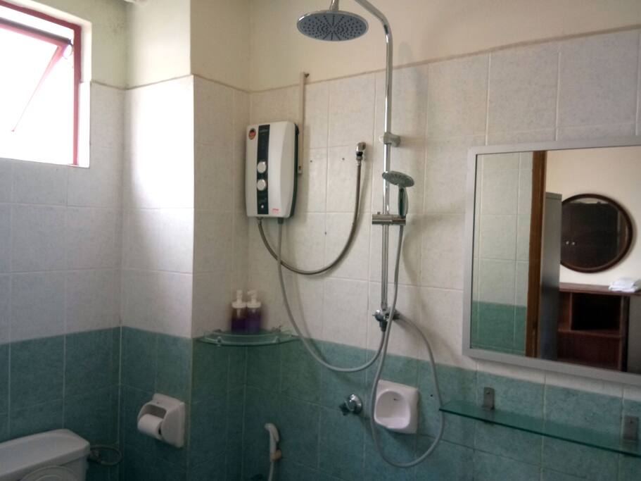 Bathroom attached to master bedroom