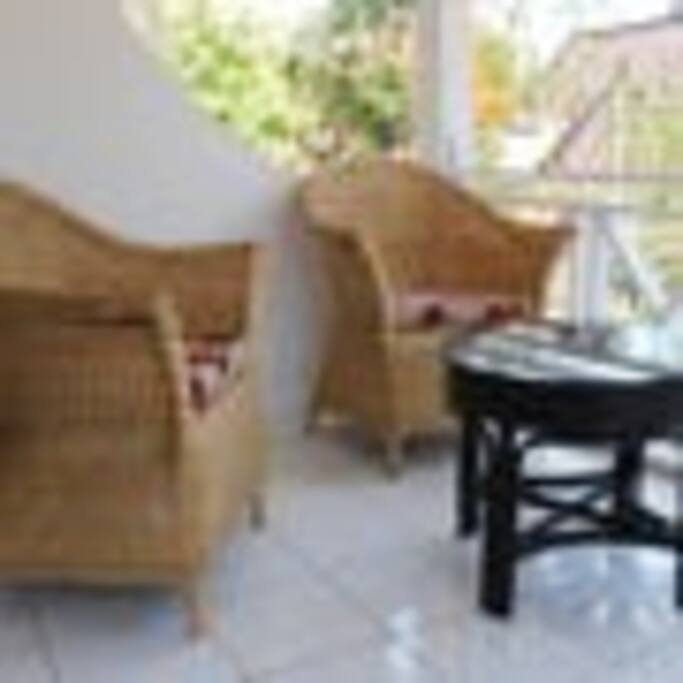 Private Balcony w/ Green Garden